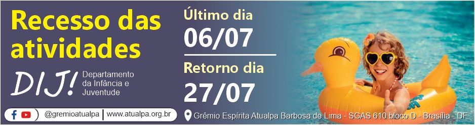 DIJ - Recesso das atividades